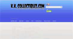 Desktop Screenshot of kkcollectables.com